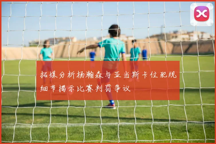 拓媒分析杨瀚森与亚当斯卡位犯规细节揭示比赛判罚争议